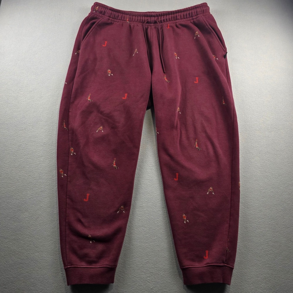 Jordan Brand Michael Jordan sweatsuit Embroidered Hoodie Maroon XXL DA4661-620 - Picture 8 of 16